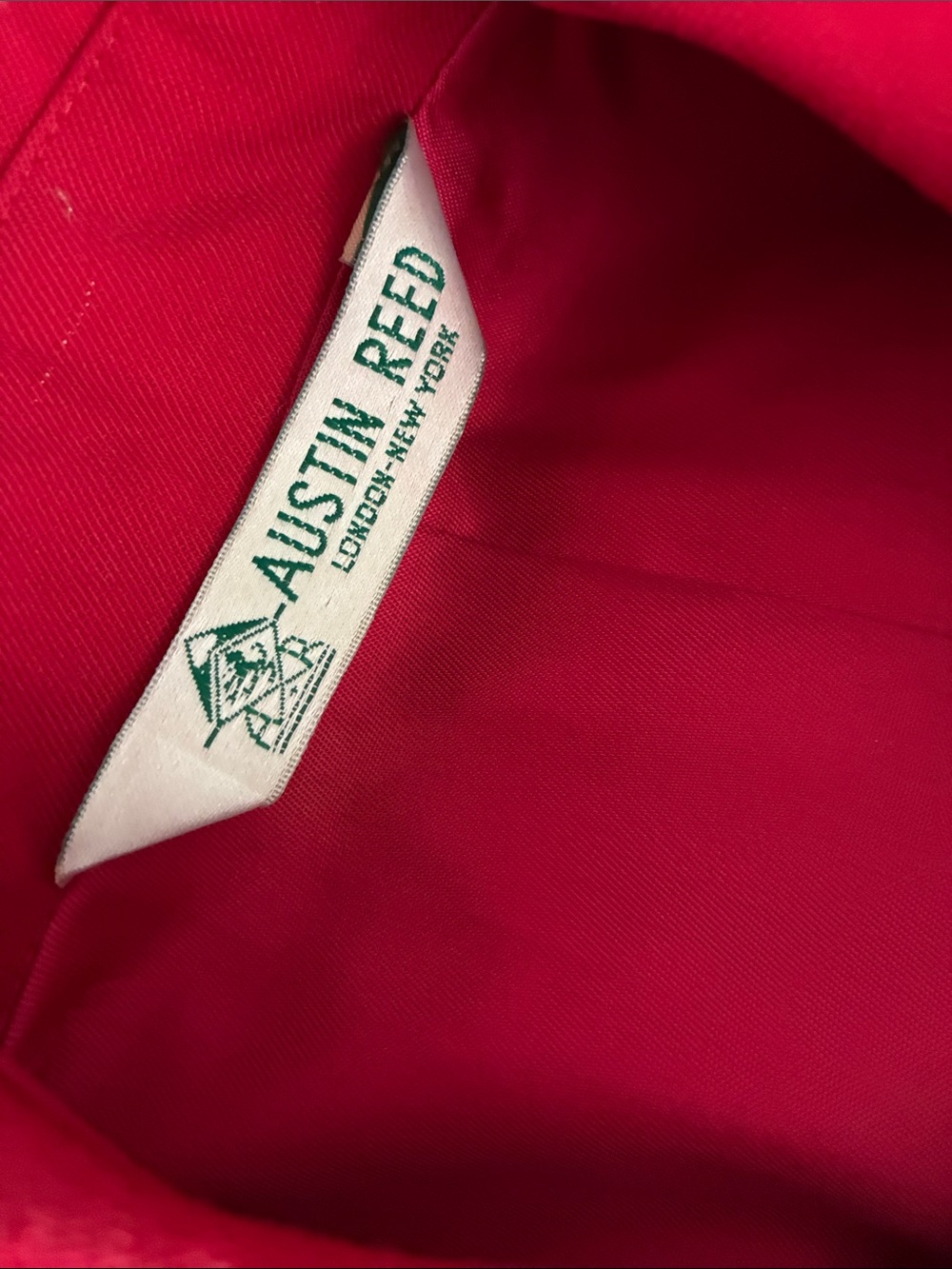 Austin Reed Red Button-Front Blazer - Picture 4 of 5